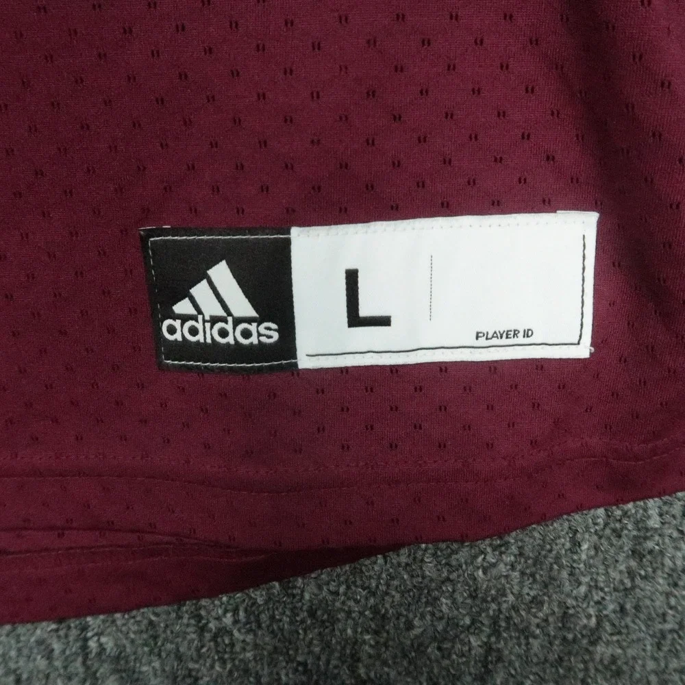 Texas‎ A&M Aggies Jersey Mens Large Adidas Maroon 12th Man Football #12